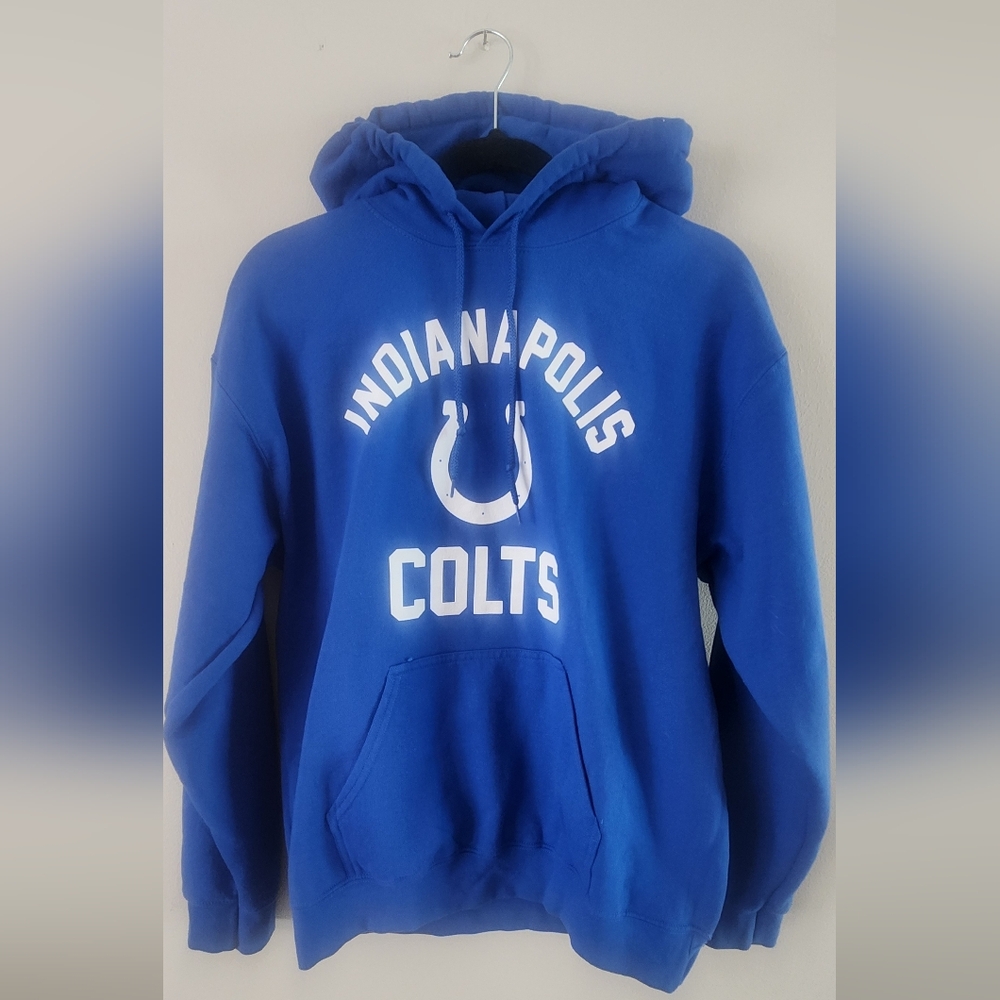 Team Apparel NFL Blue Hoodie, Unisex Medium